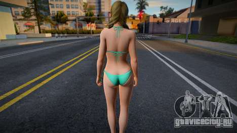 Monica in a green swimsuit для GTA San Andreas