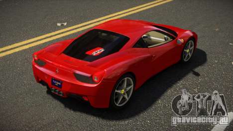 Ferrari 458 Italia GT-X для GTA 4