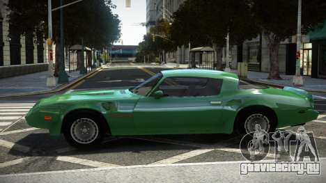 Pontiac Trans Am Turbo V6 для GTA 4