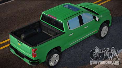 Chevrolet Silverado High Country 2022 Green для GTA San Andreas
