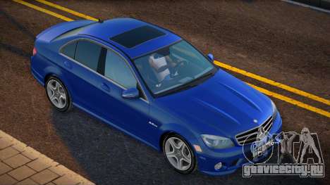 Mercedes-Benz C63 W204 AMG KZ Plate для GTA San Andreas