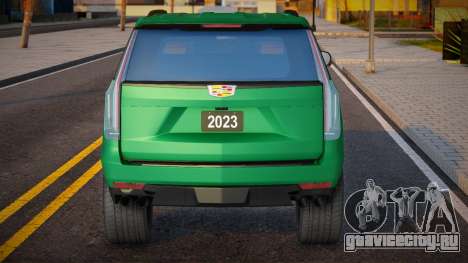 Cadillac Escalade Sport 2023 Green для GTA San Andreas