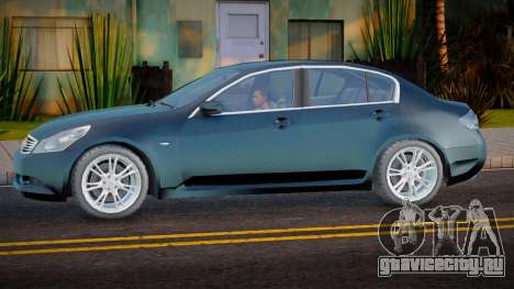 Infinity G37 Sedan для GTA San Andreas