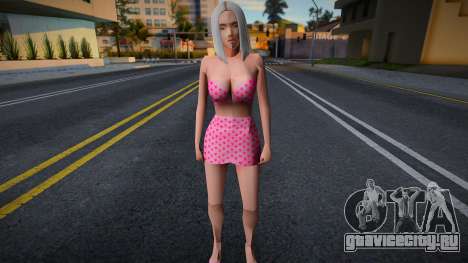 Девушка в розовом наряде для GTA San Andreas