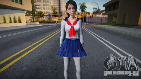 Skin Chica Realista Con Uniforme De Colegio Japo для GTA San Andreas