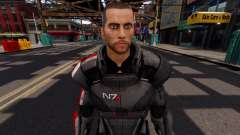 Mass Effect 3 Shepard Default Armor (PED) для GTA 4