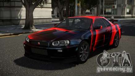 Nissan Skyline R34 XR-Z S3 для GTA 4