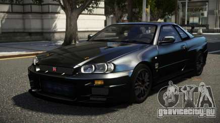 Nissan Skyline R34 GTR ES V1.1 для GTA 4