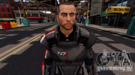 Mass Effect 3 Shepard Default Armor (PED) для GTA 4