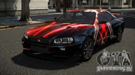 Nissan Skyline R34 XR-Z S6 для GTA 4