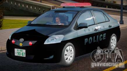 Toyota Belta Police Japan для GTA San Andreas