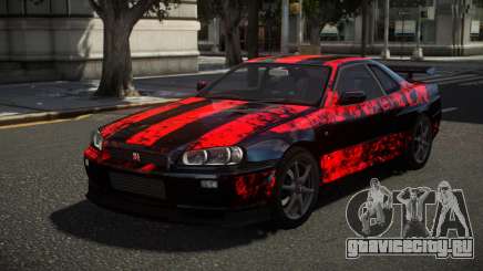 Nissan Skyline R34 XR-Z S9 для GTA 4