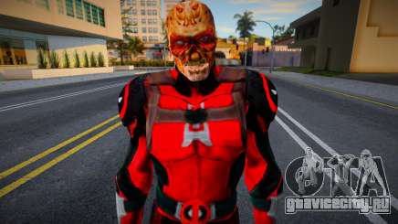 Deadpool Without Mask v1 для GTA San Andreas