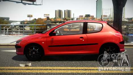 Peugeot 206 99th для GTA 4