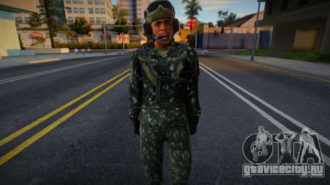 Skin Exercito Brasileiro Cavalaria Blindada 4 для GTA San Andreas