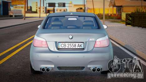 BMW M5 E60 UKR Plate для GTA San Andreas
