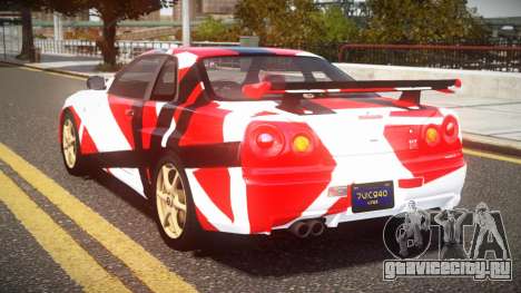 Nissan Skyline R34 UnE V-Spec S8 для GTA 4