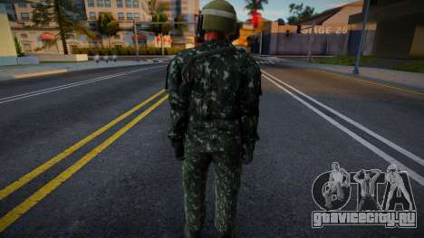 Skin Exercito Brasileiro Cavalaria Blindada 3 для GTA San Andreas