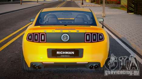 Ford Mustang Shelby GT500 Richman для GTA San Andreas