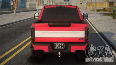 Ford Super Duty 2023 Platinum v1 для GTA San Andreas