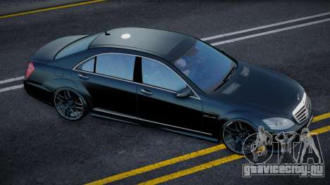 Mercedes-Benz S65 AMG W221 Black для GTA San Andreas