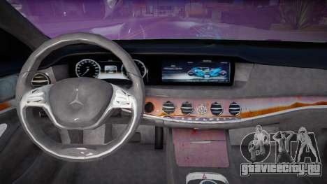 Mercedes-Benz S63 AMG Ukr Plate для GTA San Andreas
