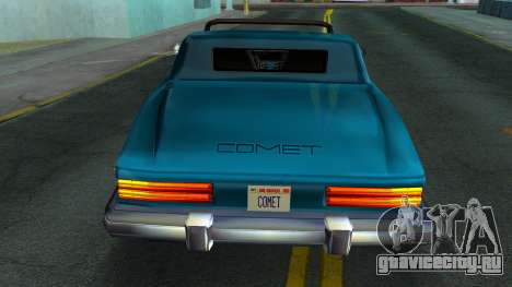 Retextured Comet для GTA Vice City
