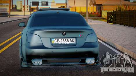 BMW M5 E60 INKS UKR Plate для GTA San Andreas