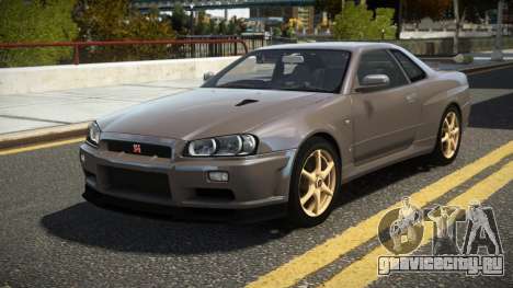 Nissan Skyline R34 UnE V-Spec для GTA 4