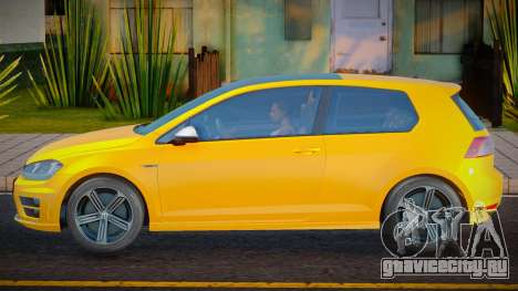 Volkswagen Golf R Yellow для GTA San Andreas
