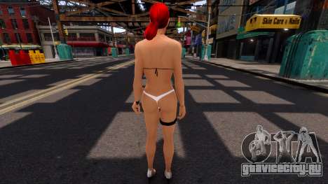 FMP Bikini Blue And Red Hair Skin v1 для GTA 4