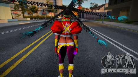 SKIN DE Kimberly de street fighter 6 Version Swe для GTA San Andreas