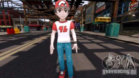 Pokémon Trainer Red (Sun Moon) для GTA 4
