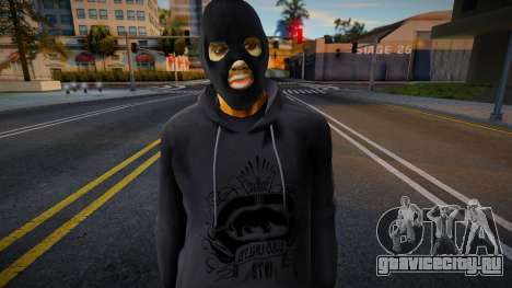 Skin Gangstar Balaclava v1 для GTA San Andreas