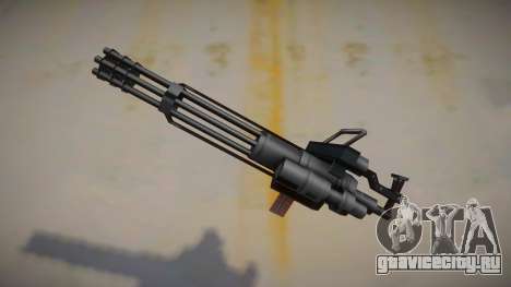 Totally black minigun v2 для GTA San Andreas