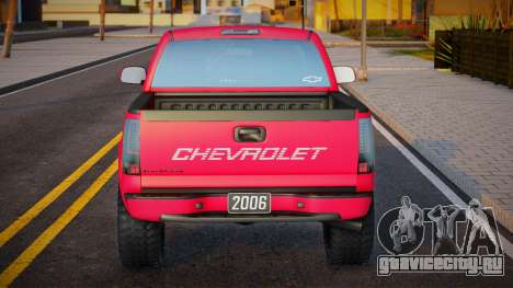 Chevrolet Silverado 2006 Custom Red для GTA San Andreas
