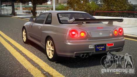 Nissan Skyline R34 UnE V-Spec для GTA 4