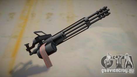 Totally black minigun v2 для GTA San Andreas