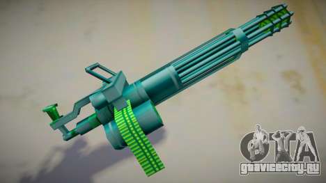 Green Goo minigun для GTA San Andreas