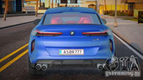 2020 BMW X6 M Competition для GTA San Andreas