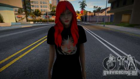 Red Hair Girl для GTA San Andreas