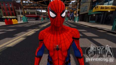 Spider-Man Homecoming Civil War Suit retexture для GTA 4