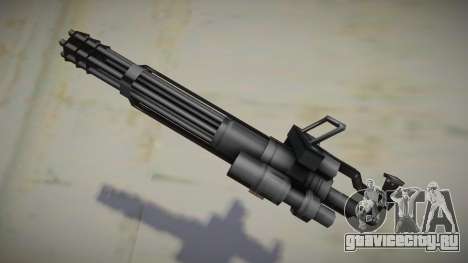 Totally black minigun v1 для GTA San Andreas