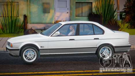 BMW E34 M5 White для GTA San Andreas