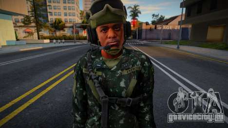 Skin Exercito Brasileiro Cavalaria Blindada 4 для GTA San Andreas