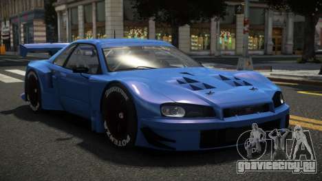 Nissan Skyline R34 Racing Tune для GTA 4