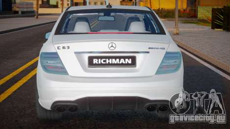 Mercedes-Benz C63 AMG W204 Rich для GTA San Andreas