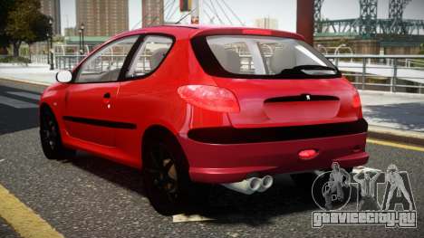 Peugeot 206 99th для GTA 4