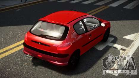 Peugeot 206 99th для GTA 4