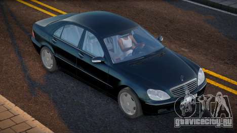 Mercedes-Benz s600 w220 Black для GTA San Andreas
